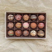 assorted handmade truffles